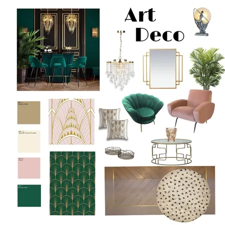 Art Deco Interior Design Mood Board by Brooklyn Interior Design on Style Sourcebook