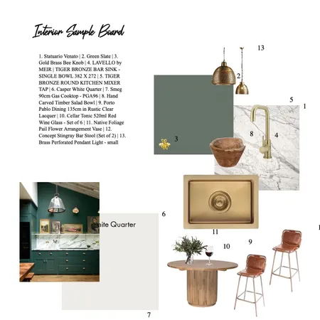 kitchen Mood Board Interior Design Mood Board by bettyczok on Style Sourcebook