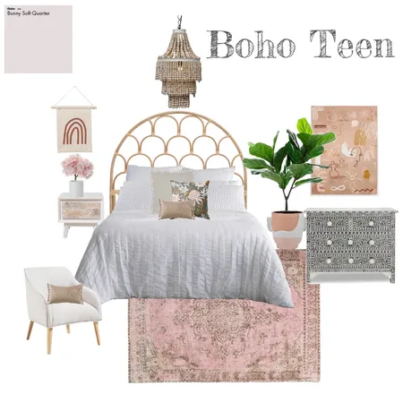 boho teen Interior Design Mood Board by Loom+Tusk Interiors on Style Sourcebook