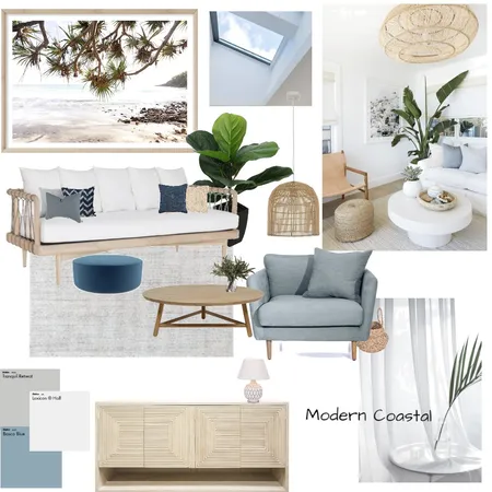 Modern Coastal Interior Design Mood Board by MandyK on Style Sourcebook