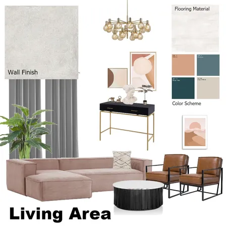 Comanda Bataan Living Area Interior Design Mood Board by idrkf on Style Sourcebook