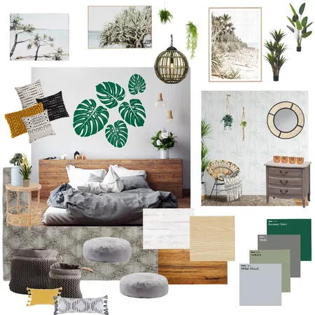Tropical Bedroom Interior Design Mood Board by HolidayBates on Style Sourcebook