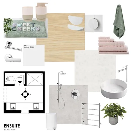 Master ensuite Interior Design Mood Board by arnalg on Style Sourcebook