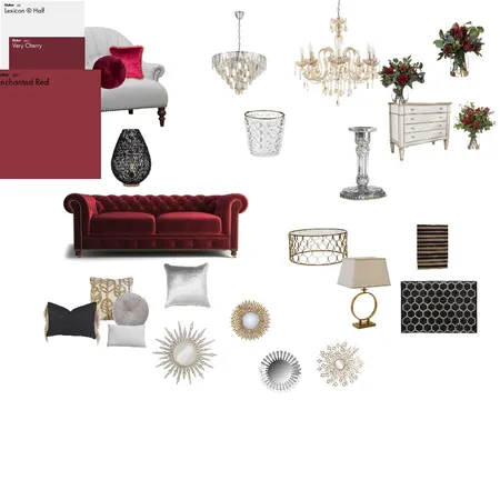 Hollywood Glam Interior Design Mood Board by sarahok on Style Sourcebook
