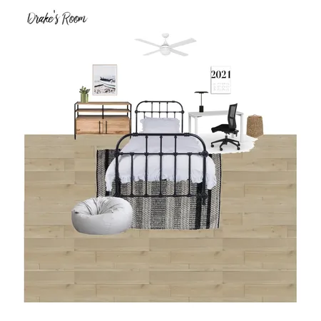 Drake's Room Interior Design Mood Board by Casa Macadamia on Style Sourcebook