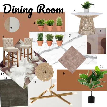 Dining Room Interior Design Mood Board by Shivani71288 on Style Sourcebook
