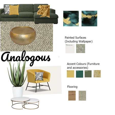 Analogous scheme Interior Design Mood Board by sekelebr@gmail.com on Style Sourcebook