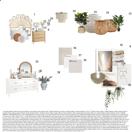 Sophies room board Interior Design Mood Board by studiogiw on Style Sourcebook