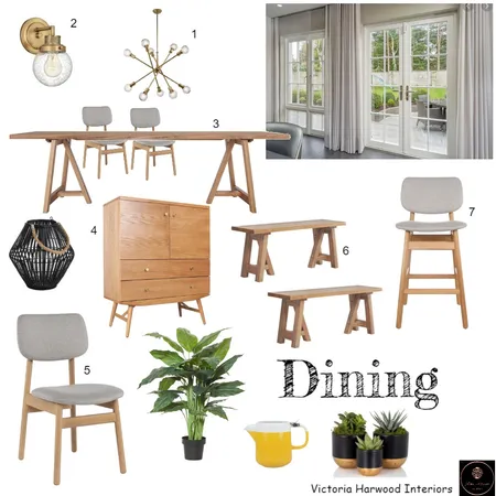 Lauren F - Dining Interior Design Mood Board by Victoria Harwood Interiors on Style Sourcebook