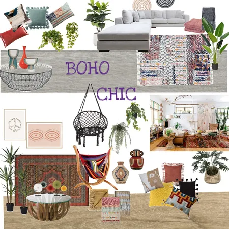 BOHO CHIC Interior Design Mood Board by Louise Eilers on Style Sourcebook