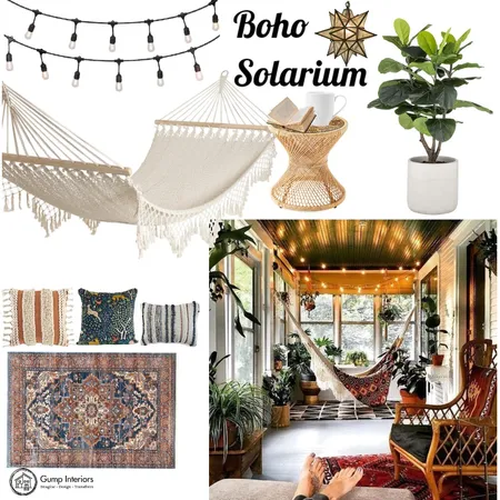 Solarium Boho Interior Design Mood Board by alexgumpita on Style Sourcebook