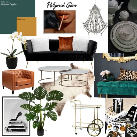 Hollywood Glam Interior Design Mood Board by Heaven&Earth Design Studio on Style Sourcebook