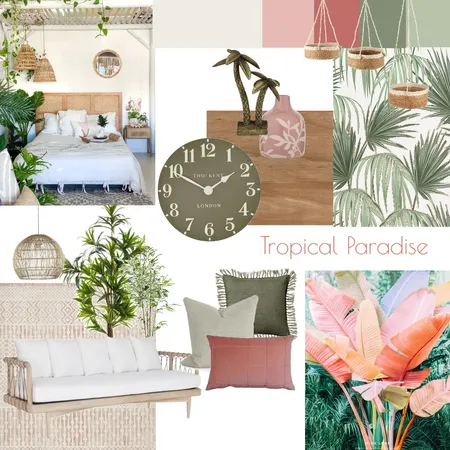 Tropical Paradise Interior Design Mood Board by sarahok on Style Sourcebook