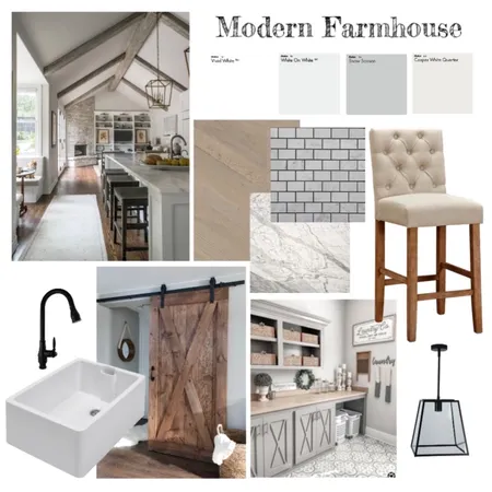 Farmhouse Interior Design Mood Board by Luxe Envision on Style Sourcebook