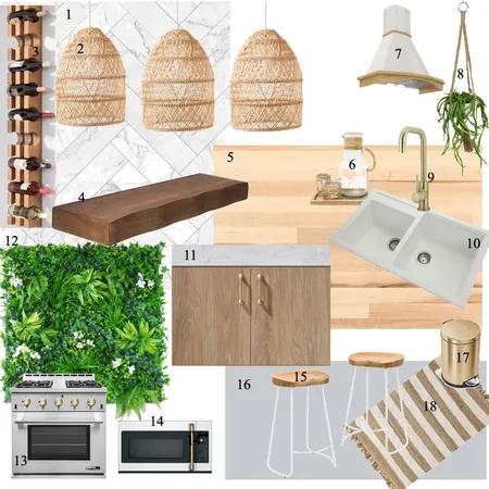 Client Kitchen Interior Design Mood Board by Shivani71288 on Style Sourcebook