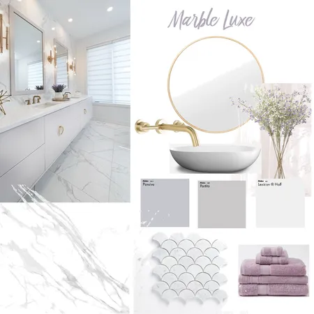 Marble Lux Bathroom Interior Design Mood Board by shesgotstyle on Style Sourcebook