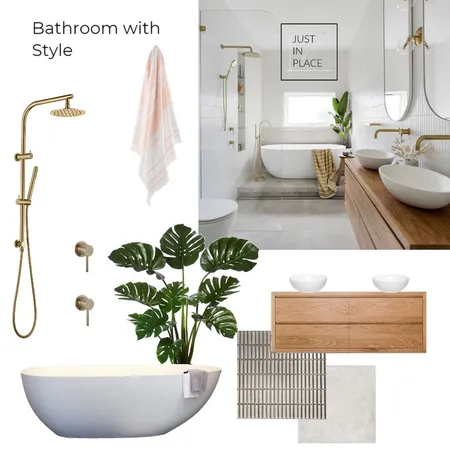Bathroom with Style Interior Design Mood Board by Just In Place on Style Sourcebook