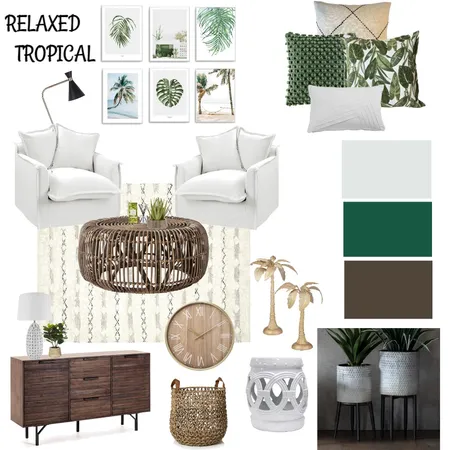 Relaxed tropical Interior Design Mood Board by Rene Du Preez on Style Sourcebook