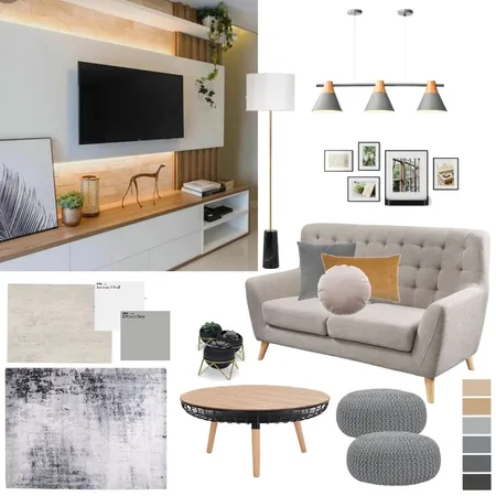 Keeyann's apartment - Living room Interior Design Mood Board by Georgiana Draghici on Style Sourcebook