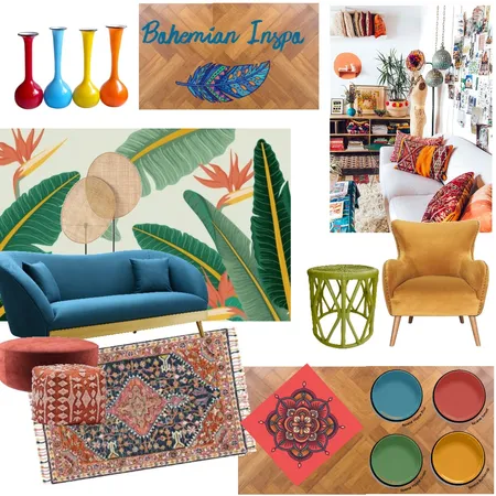 Boho inspo Interior Design Mood Board by G3ishadesign on Style Sourcebook