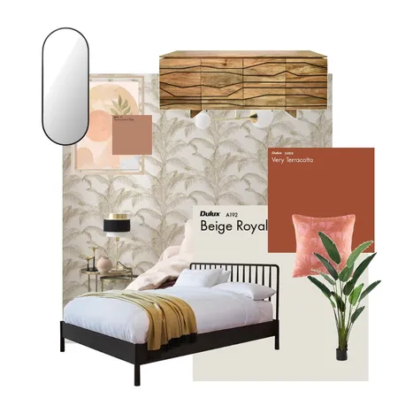 Light tropical bedroom 2 Interior Design Mood Board by Rebekka Levin on Style Sourcebook