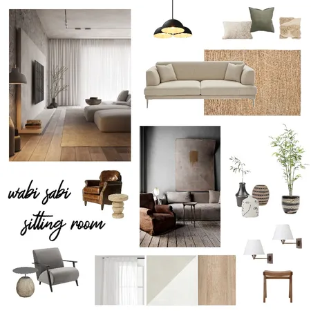 wabi sabi sitting room Interior Design Mood Board by Josh Rivera on Style Sourcebook