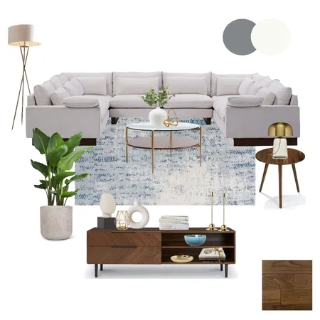 Mid-century modern living room Interior Design Mood Board by Petra Hribova on Style Sourcebook