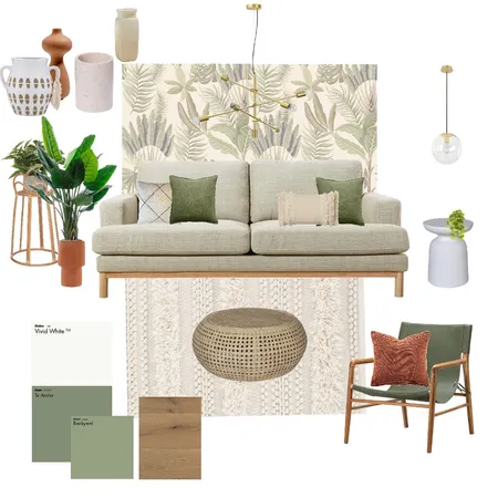 living room green Interior Design Mood Board by rose_roses on Style Sourcebook