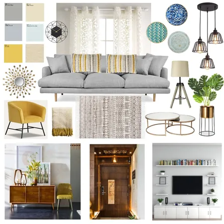 Living room Interior Design Mood Board by aditicm on Style Sourcebook