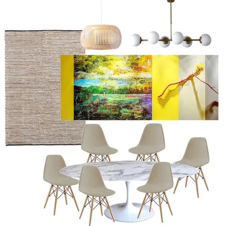 Hollandv 5 Dining Room April Interior Design Mood Board by LejlaThome on Style Sourcebook