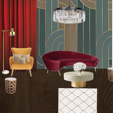 Mood board 8 Lux art deco lounge Interior Design Mood Board by IreneD on Style Sourcebook