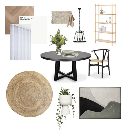Dinging Room Module 9 Interior Design Mood Board by styledby_madeleine on Style Sourcebook