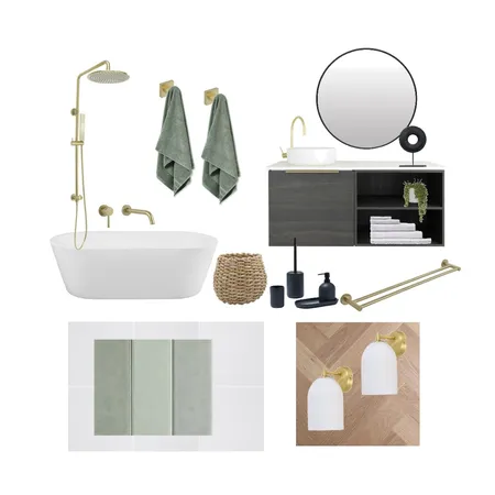 Assignment 9 Bathroom Interior Design Mood Board by styledby_madeleine on Style Sourcebook