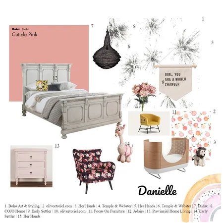 Danielle room Interior Design Mood Board by Just a Guy on Style Sourcebook