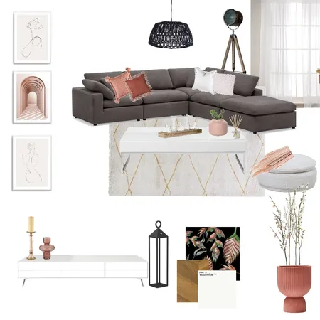 Living area Condo Interior Design Mood Board by KAVIAR ARCHITECTURAL STUDIO on Style Sourcebook