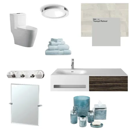 Washroom Interior Design Mood Board by atara on Style Sourcebook