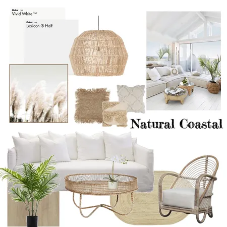 Natural Coastal Interior Design Mood Board by nikki odonnell on Style Sourcebook