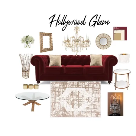 HOLLYWOOD GLAM 2 Interior Design Mood Board by nanki arora on Style Sourcebook