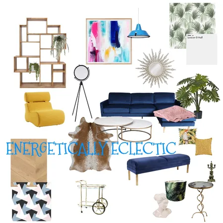Energetically Eclectic Interior Design Mood Board by Shane_C89 on Style Sourcebook