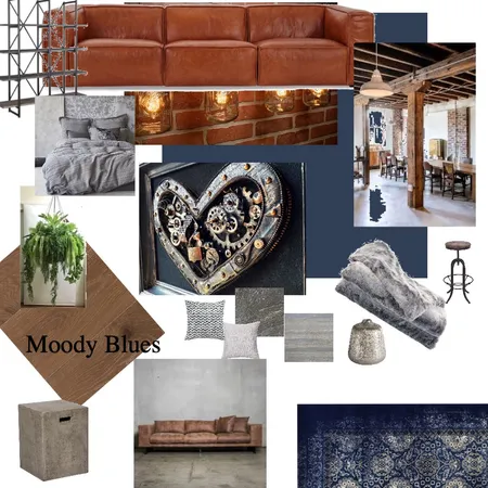 Industrial Mood Board Interior Design Mood Board by Margie Ferguson on Style Sourcebook