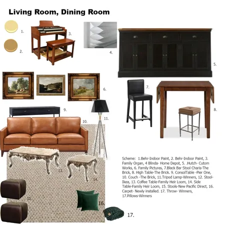 Angela Living Room 1 Interior Design Mood Board by Tekla on Style Sourcebook