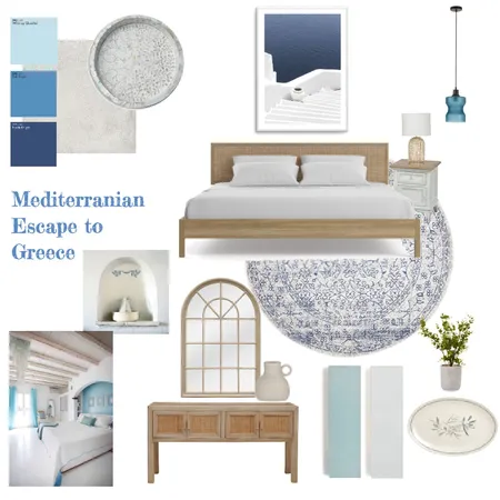 Mediterranean Escape to Greece Interior Design Mood Board by Jhatzis on Style Sourcebook