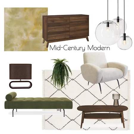 Mid-Century Modern Interior Design Mood Board by Gemmaschlink on Style Sourcebook