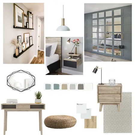 Keeyann's apartment- Master bedroom Interior Design Mood Board by Georgiana Draghici on Style Sourcebook