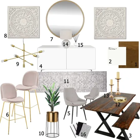 Dining Condo Interior Design Mood Board by KAVIAR ARCHITECTURAL STUDIO on Style Sourcebook