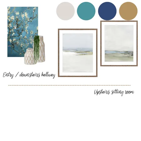 Entry/downstairs hallway/upstairs hallway - 73A Harrison Interior Design Mood Board by THS on Style Sourcebook
