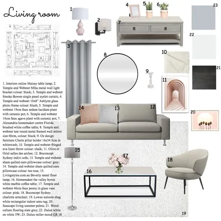 living room mood board Interior Design Mood Board by jenniferli1099 on Style Sourcebook