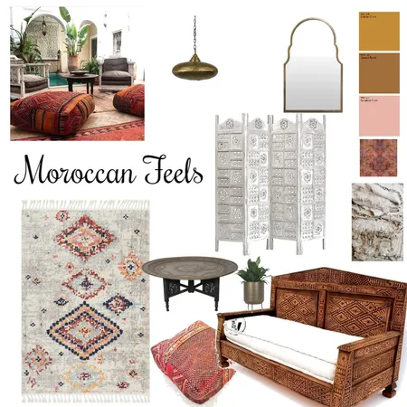 Moroccan Vibes Interior Design Mood Board by georginak on Style Sourcebook