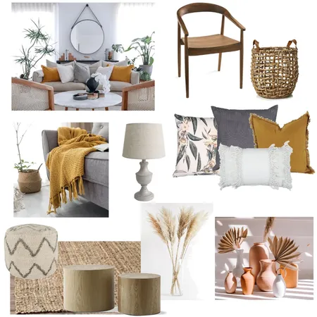 Modern Bohemian Interior Design Mood Board by haideew on Style Sourcebook