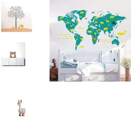 baby bedroom Interior Design Mood Board by chrisarorri on Style Sourcebook